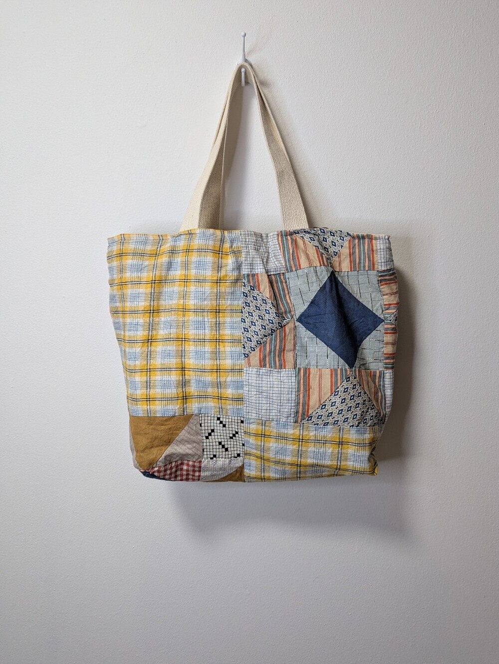 Cuckoo Patchwork Tote Bag - Picture 2 of 4